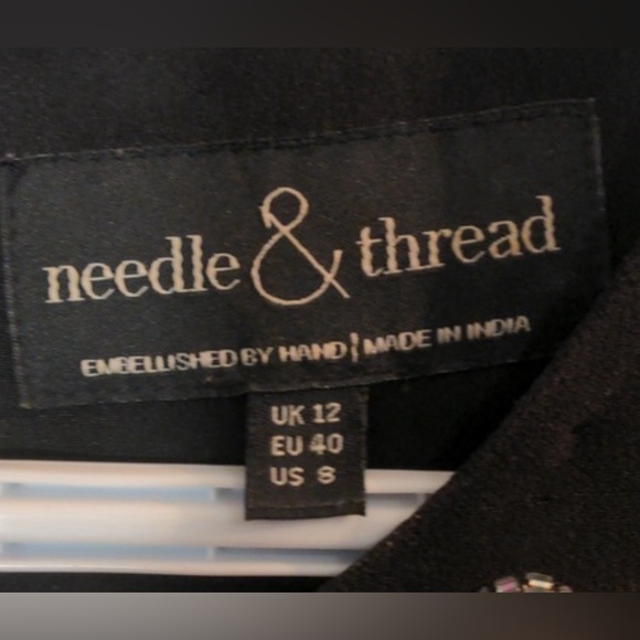 Needle & thread floral embroidered sequin dress 8 - Picture 5 of 8